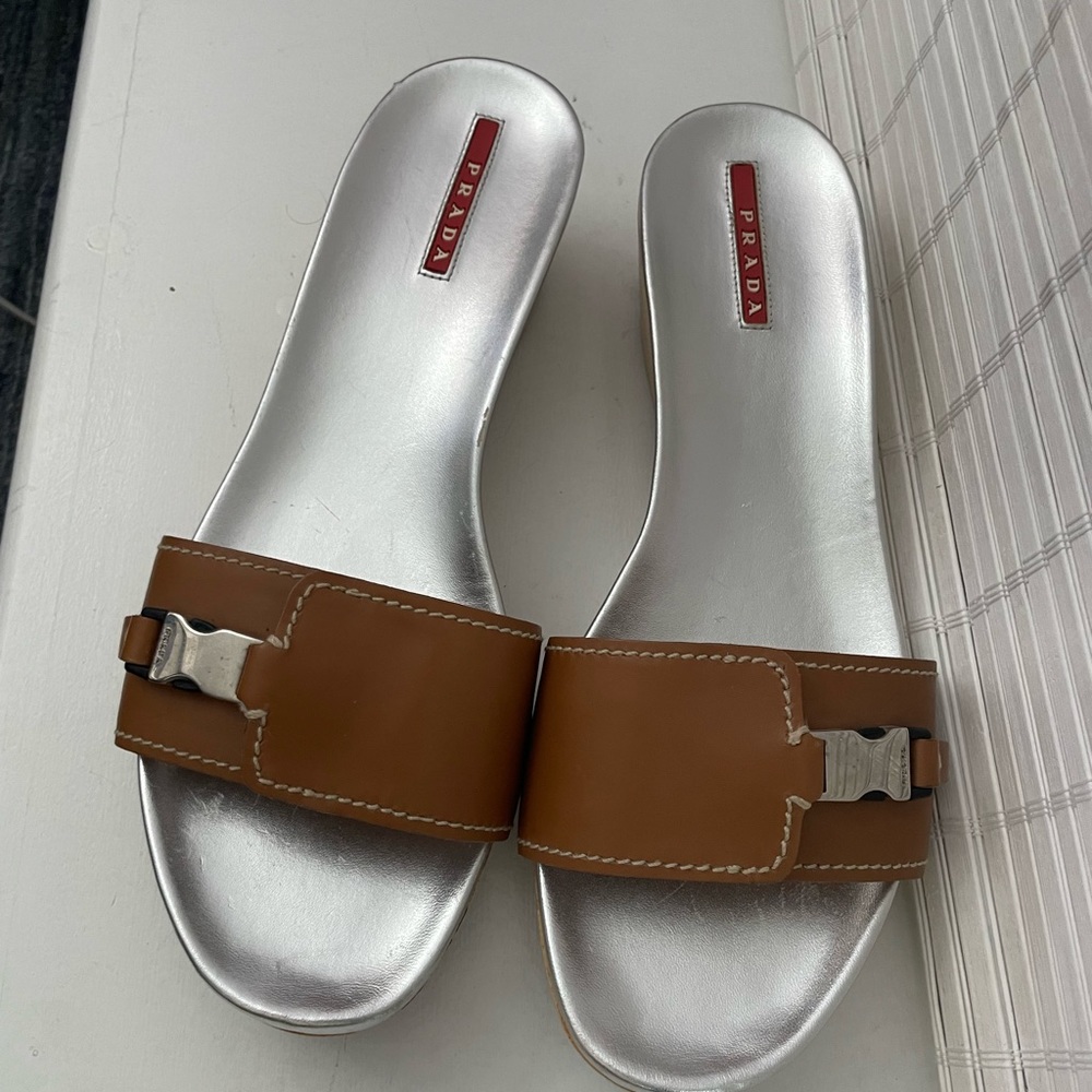 Vintage Prada Sandals (never worn - great condition)